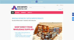Desktop Screenshot of apeximportsmarketing.com